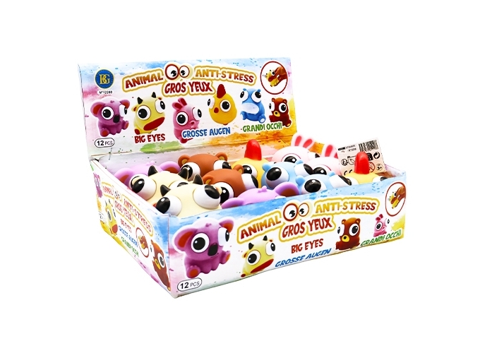 ANIMAL ANTISTRESS BIG EYES 7CM 6A (BTE. 12)