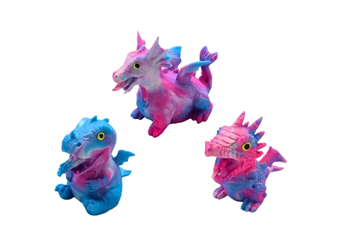 ANIMAL ANTISTRESS DRAGON 8CM 3A. (BTE.12)