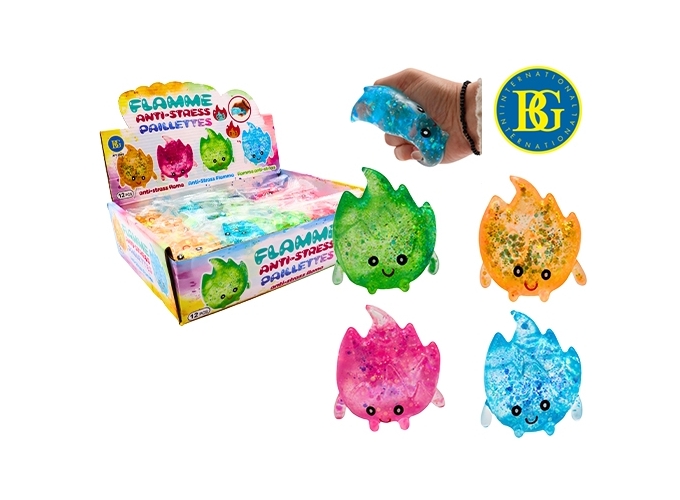 ANIMAL ANTISTRESS FIREMAN GEL 8CM 4A (BTE. 12)