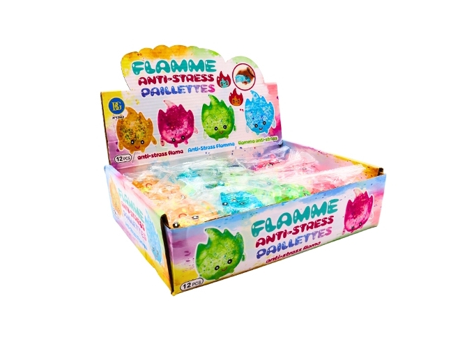 ANIMAL ANTISTRESS FIREMAN GEL 8CM 4A (BTE. 12)