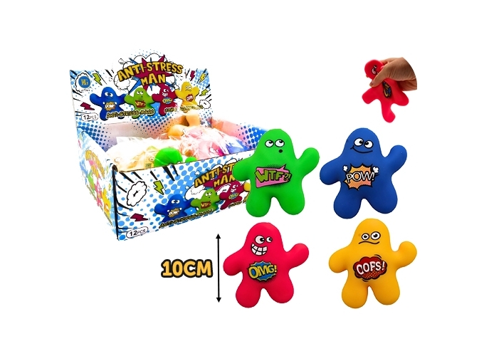 ANIMAL ANTISTRESS MAN OMG   10CM 4C. (BTE.12)