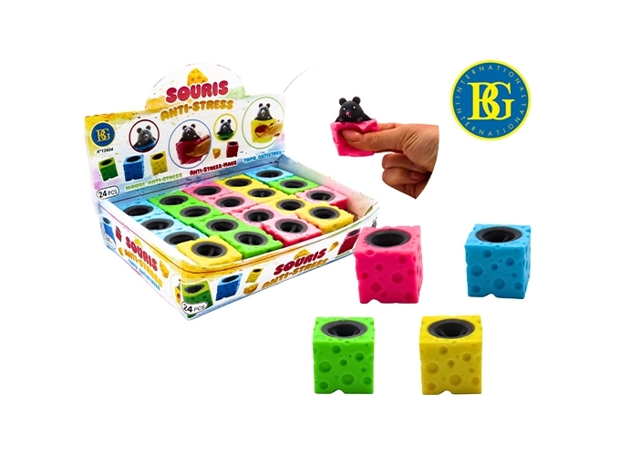 ANIMAL ANTISTRESS SOURIS FROMAGE (BTE.24)