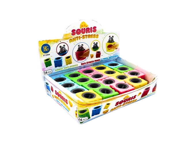 ANIMAL ANTISTRESS SOURIS FROMAGE (BTE.24)