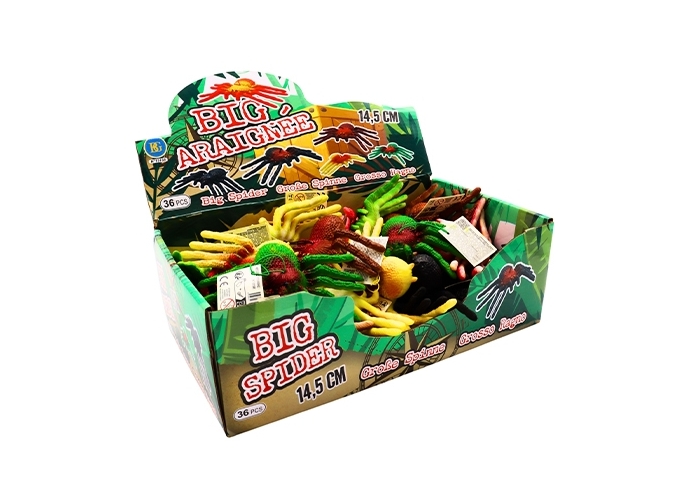 ANIMAL ARAIGNEE 14.5CM 6 COUL. ASSORTIES (BTE.36)