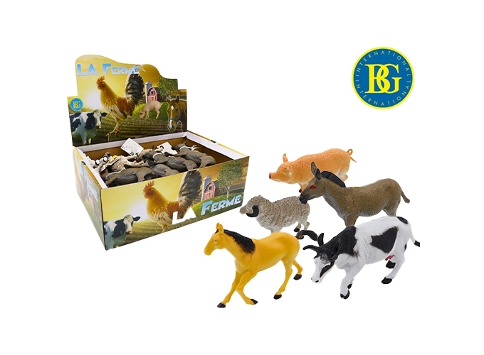 ANIMAUX DE LA FERME 14-20 CM 6 MODELES ASS. (24)