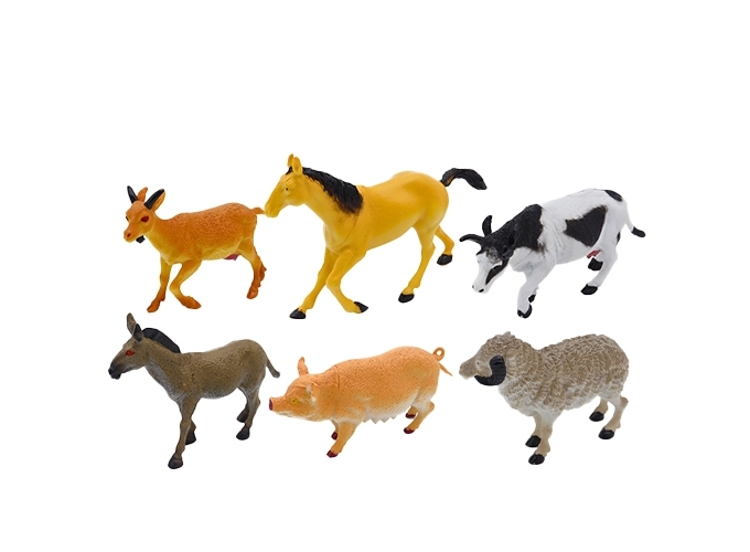ANIMAUX DE LA FERME 14-20 CM 6 MODELES ASS. (24)