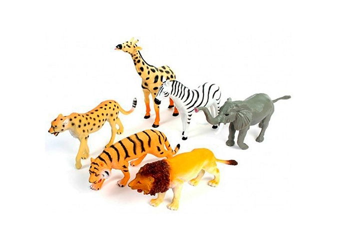 ANIMAUX ZOO 14 20CM 6 ASS. (BTE.24)