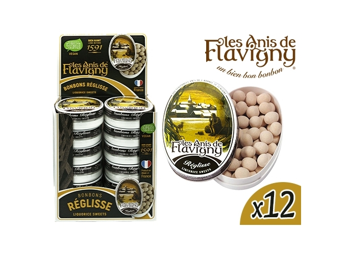 ANIS FLAVIGNY BTE OVALE 50g REGLISSE (PRES.12)