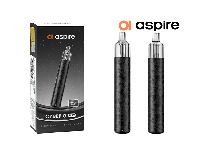 ASPIRE G SLIM 1200 MAH METAL NOIRE