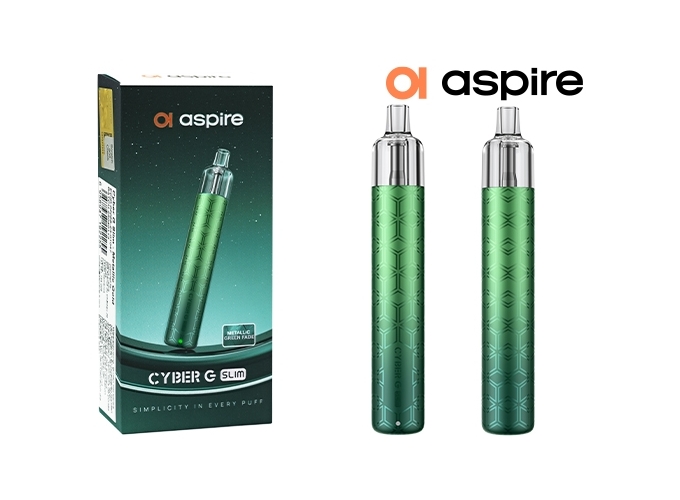 ASPIRE G SLIM 1200 MAH METAL VERTE