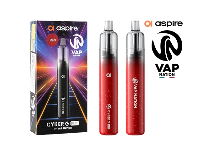ASPIRE G SLIM VAP NATION ROUGE