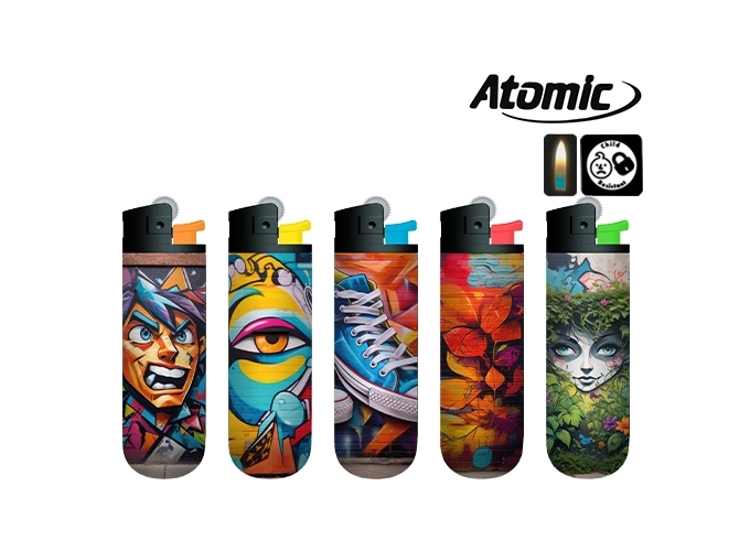 ATOMIC FLS BRIQUET PIERRE  GRAFFITI  (25)