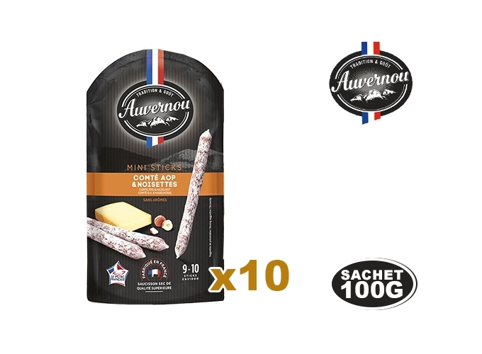 AUVERNOU MINI STICK COMTE NOISETTE 100GR (10)