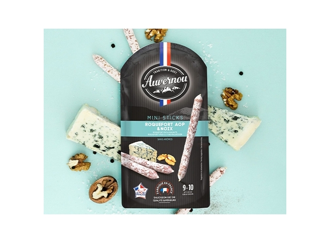 AUVERNOU MINI STICK ROQUEFORT NOIX 100GR (10)
