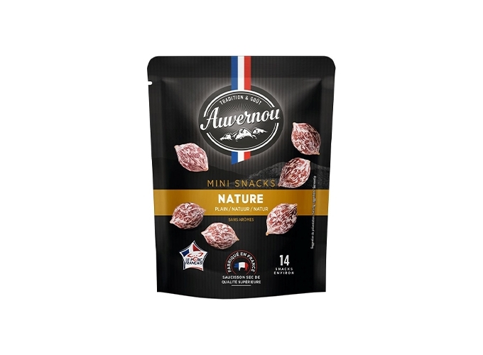 AUVERNOU SAUCISSON MINI SNACK NATURE 75GR (9)