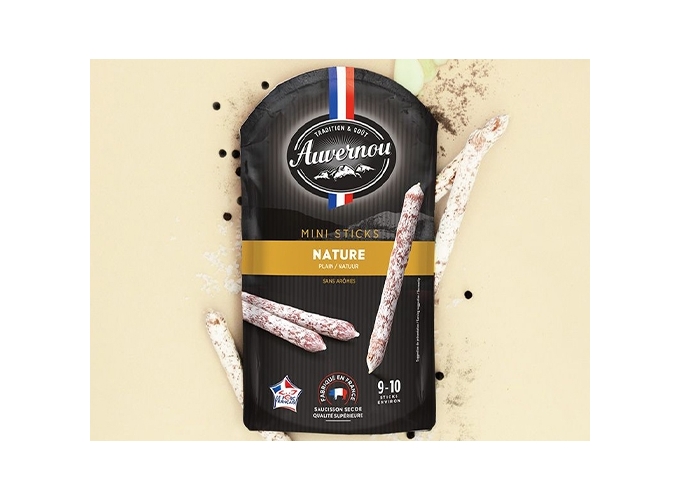 AUVERNOU SAUCISSON MINI STICK NATURE 100GR (10)