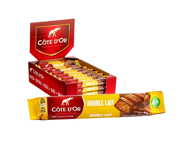 BARRE COTE BAR DOUBLE LAIT FOIL 46G (BTE 32)