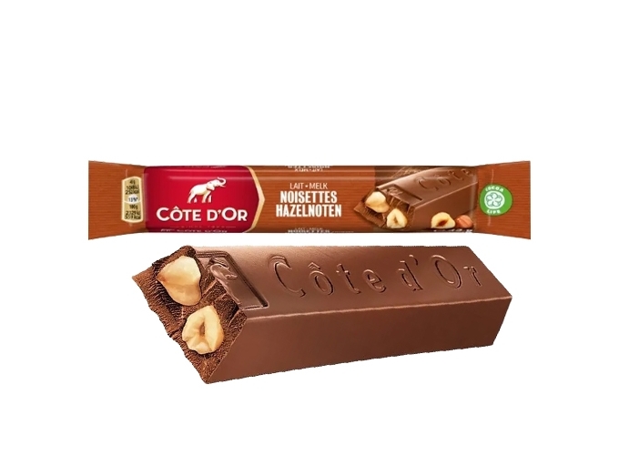 BARRE COTE D'OR 45g LAIT NOISETTES (BTE.32)