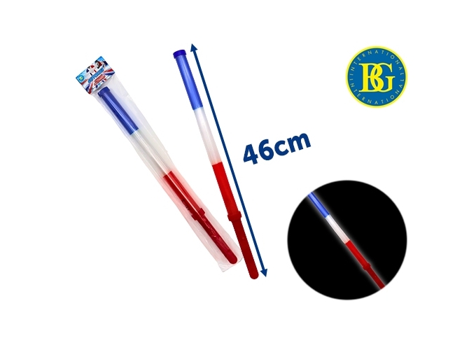 BATON LUMINEUX 46cm BLEU BLANC ROUGE (1)