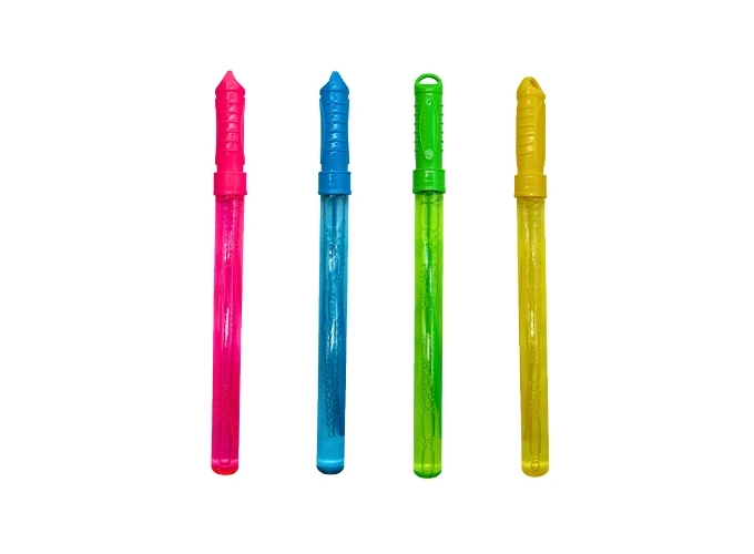 BATONS 37CM BULLES SAVON 4 COULEURS ASS. (BTE.24)
