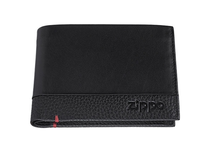 BI-FOLD WALLET ZIPPO NOIR NAPPA RANGE  (1)