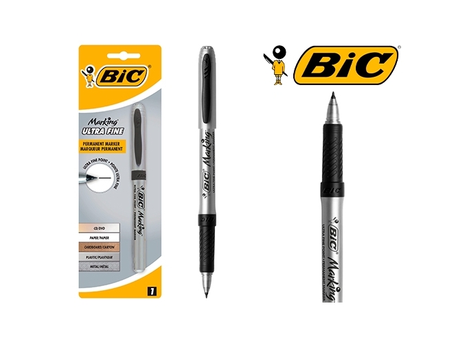 BIC BLISTER 1 MARKER CD NOIR (20)
