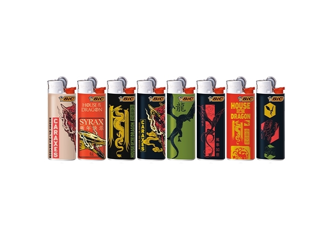 BIC BRIQUET J25 MINI ''HOUSE OF DRAGONS HOD'' (50)