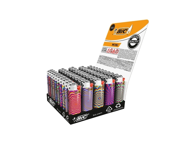 BIC BRIQUET J25 MINI ''PSYCHED''  (50)