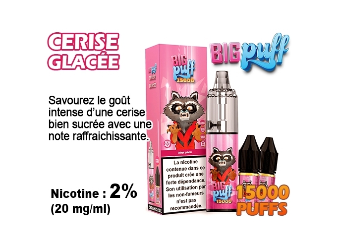 BIG PUFF 15K CERISE GLACÉE 2%