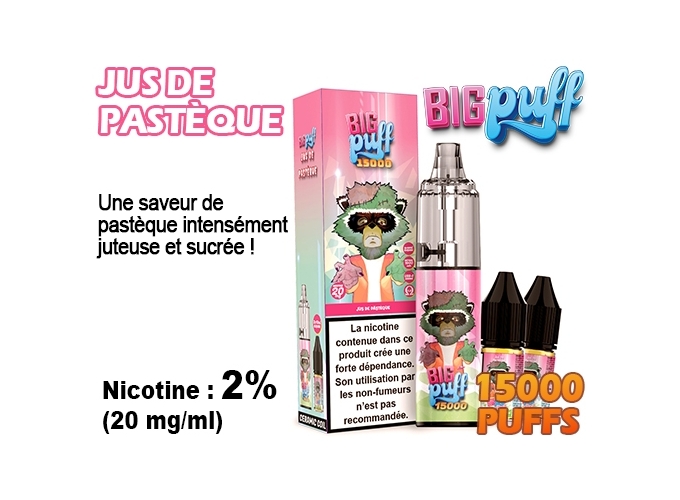 BIG PUFF 15K JUS DE PASTEQUE 2%