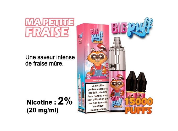 BIG PUFF 15K MA PETITE FRAISE 2%