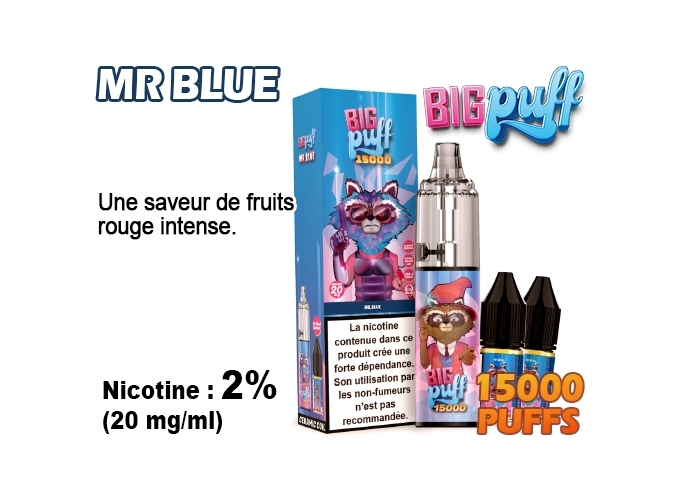 BIG PUFF 15K MR BLUE 2%