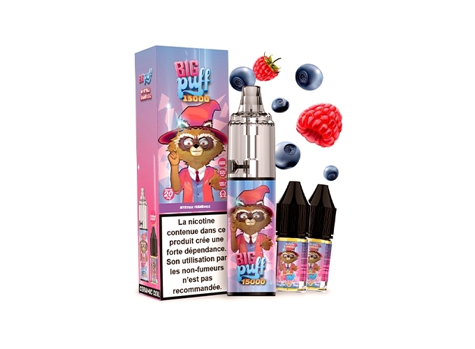 BIG PUFF 15K MYRTILLE FRAMBOISE 2%