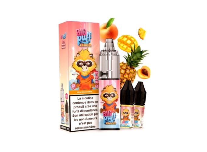 BIG PUFF 15K PECHE MANGUE ANANAS 2%