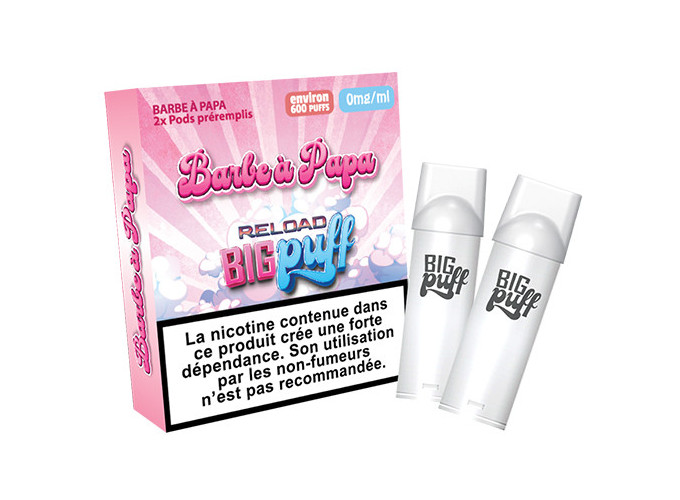 BIG PUFF RELOAD 2 POD BARBE A PAPA  00 MG