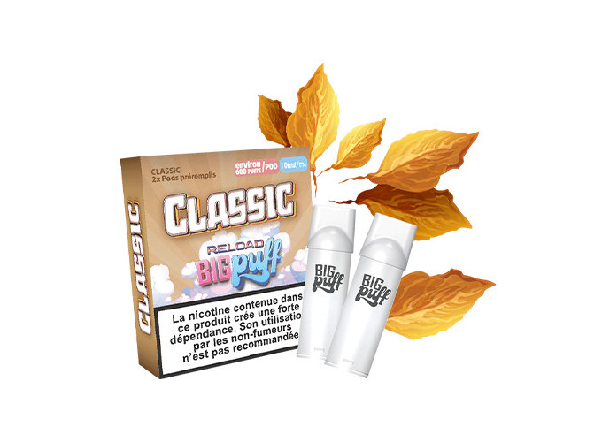 BIG PUFF RELOAD 2 POD CLASSIQUE 10 MG