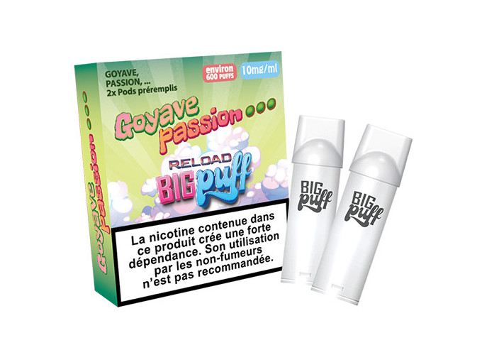 BIG PUFF RELOAD 2 POD GOYAVE 10 MG