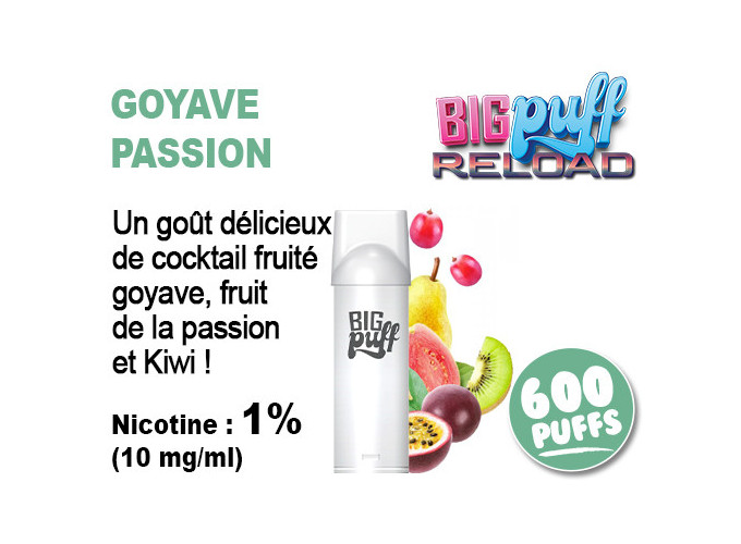 BIG PUFF RELOAD 2 POD GOYAVE 10 MG