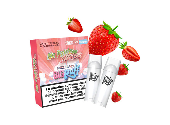BIG PUFF RELOAD 2 POD MA PETITE FRAISE 20 MG