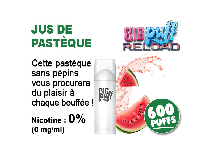 BIG PUFF RELOAD 2 POD PASTEQUE 00 MG