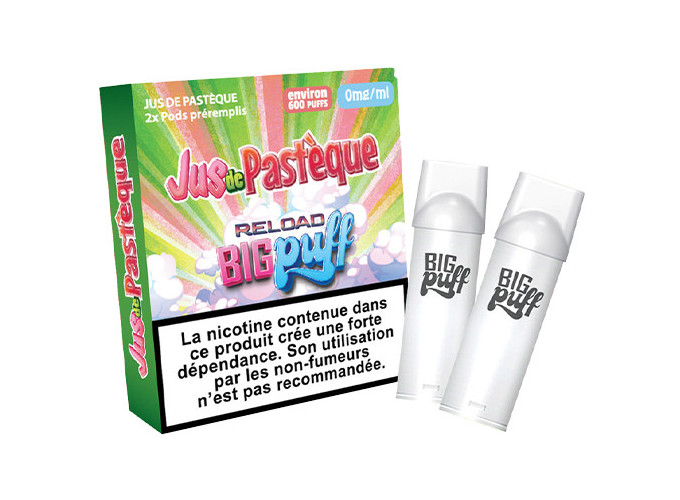 BIG PUFF RELOAD 2 POD PASTEQUE 00 MG