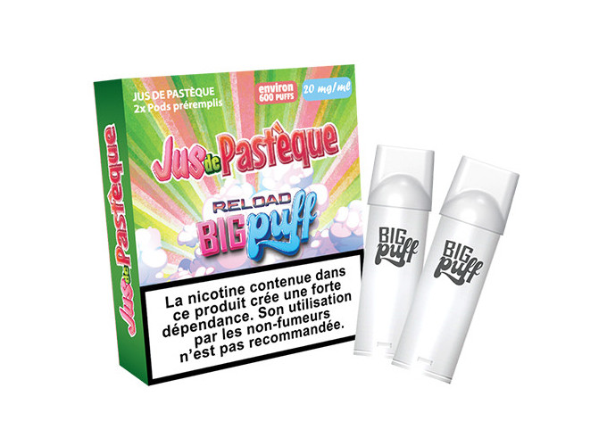 BIG PUFF RELOAD 2 POD PASTEQUE 20 MG