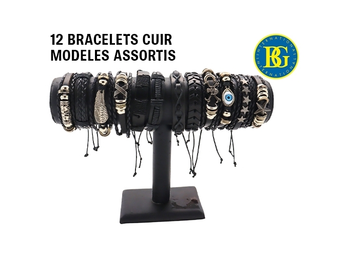 BIJOU BRACELET CUIR ASS. (12)