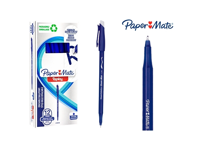 BILLE REPLAY EFFACABLE BLEU  (BTE.12)