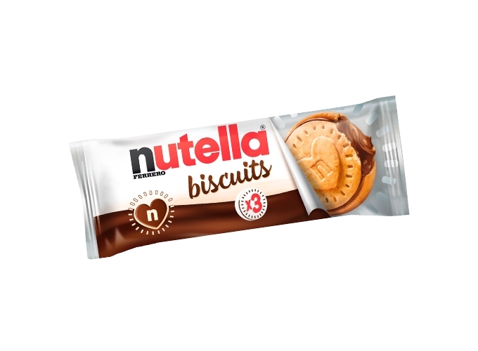 BISCUIT NUTELLA SACHET DE 3 41.4g (BTE 28 SACHETS)