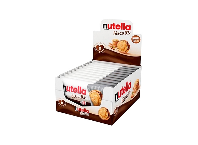 BISCUIT NUTELLA SACHET DE 3 41.4g (BTE 28 SACHETS)