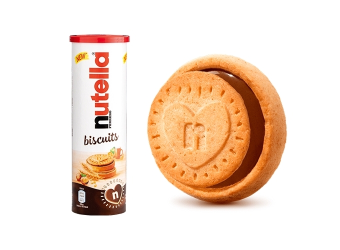 BISCUIT NUTELLA TUBE DE 166g (BOITE 20 TUBES)