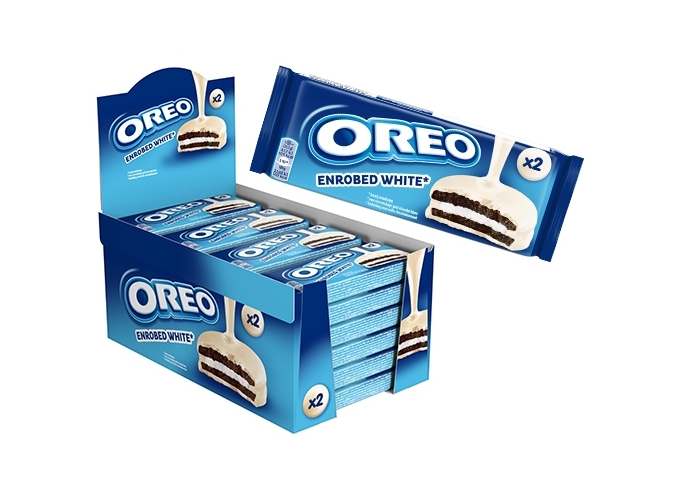 BISCUIT OREO 41g ENROBE BLANC  (BTE.24)