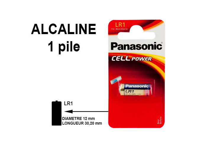 BLISTER PILE PANASONIC 1 LR1  (10)