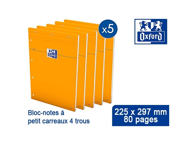 BLOC IDEA  225X297 SEYES 80F. PERF. 4 TROUS ( 5)